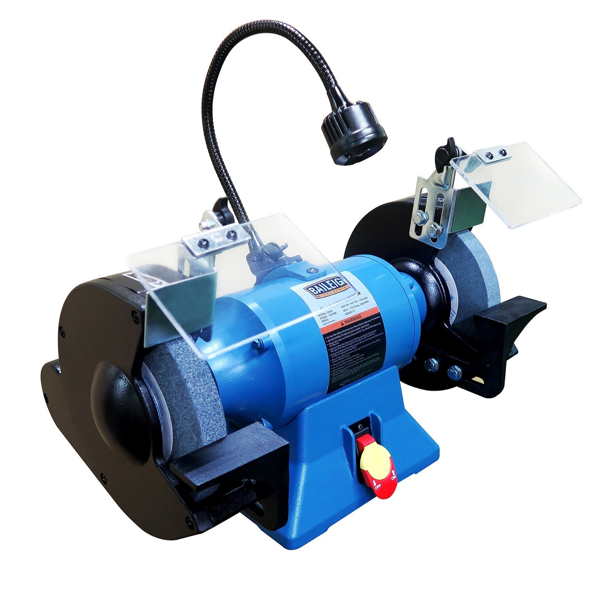Baileigh, Bench Grinder, Belt Length 8 in, Belt Width 8 in, Model# IGB-8